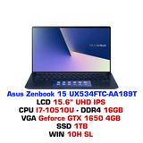  Laptop Asus ZenBook UX534FTC AA189T 