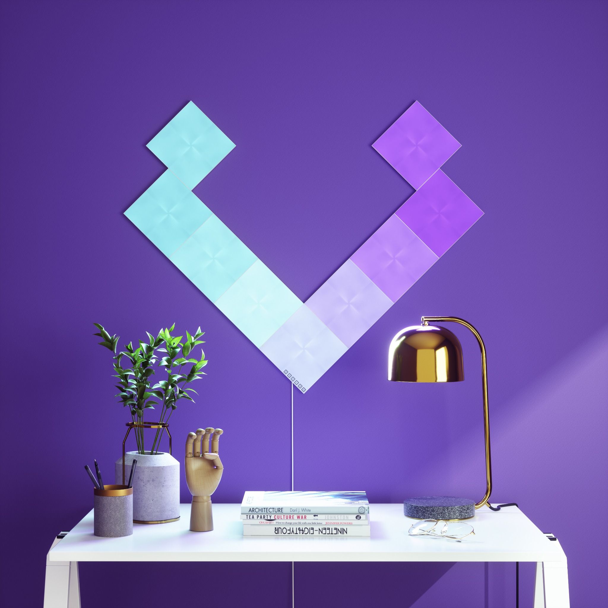  Đèn thông minh Nanoleaf Canvas Vuông 9 miếng 