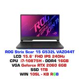  Laptop Gaming Asus ROG Strix SCAR 15 G532L VAZ044T 