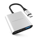  Cổng chuyển HyperDrive 4K HDMI 3-in-1 USB-C Hub for MacBook, PC & Devices - hd259a Grey 