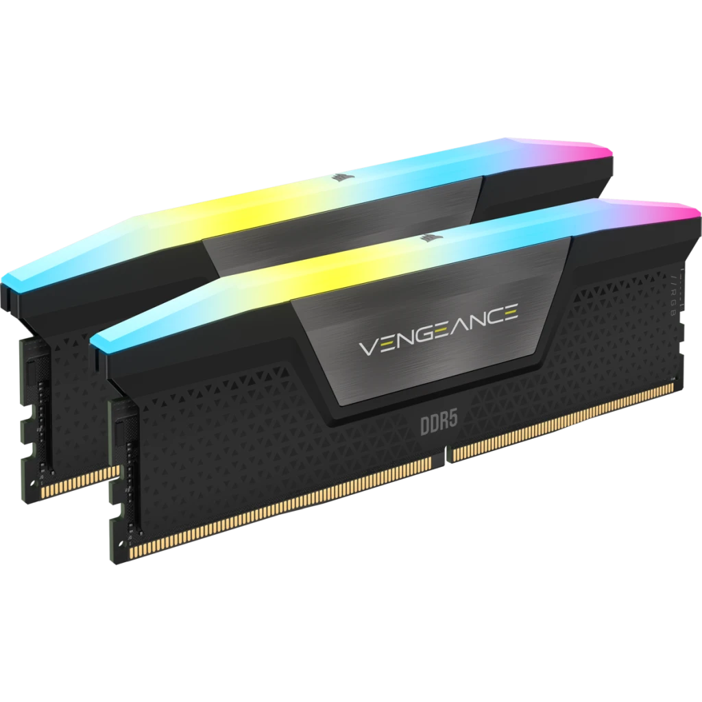 Ram Corsair Vengeance Rgb Black 48Gb (2X24Gb) 5200 Ddr5 (Cmh48Gx5M2B5200C38)