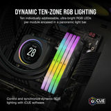  Ram Corsair Vengeance RGB 96GB (2x48GB) 5600 DDR5 Black (CMH96GX5M2B5600C40) 