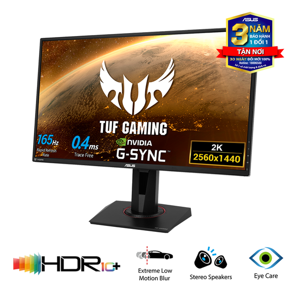  Màn hình ASUS TUF GAMING VG27BQ 2K 165Hz 