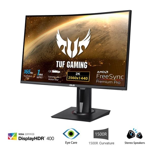  Màn hình cong Asus TUF GAMING VG27WQ 27" 2K 165Hz chuyên game 