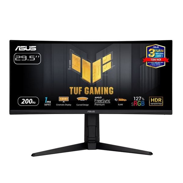  Màn hình cong ASUS TUF GAMING VG30VQL1A 30" 200Hz 1ms HDR 