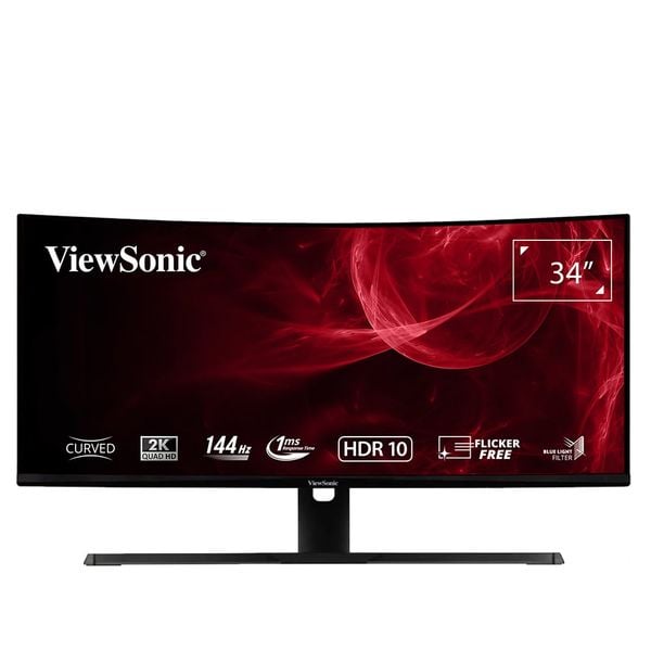 Màn hình cong ViewSonic VX3418-2KPC 34" 2K 180Hz chuyên game