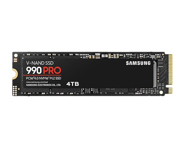  Ổ Cứng SSD Samsung 990 PRO 4TB M.2 PCIe Gen4 NVMe (MZ-V9P4T0BW) 