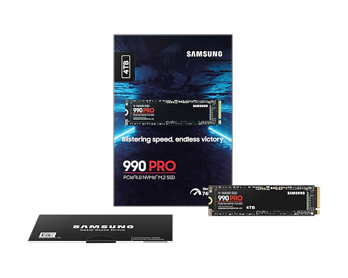 Ổ Cứng Ssd Samsung 990 Pro 4Tb M.2 Pcie Gen4 Nvme (Mz - V9P4T0Bw)