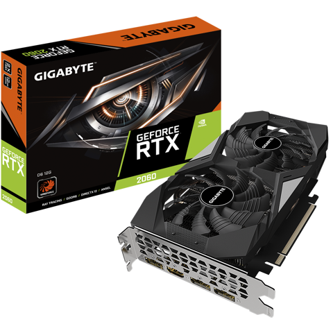 Card màn hình GIGABYTE GeForce RTX 2060 D6 12G