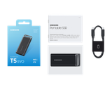  Ổ cứng di dộng SSD SamSung T5 EVO 4TB, USB 3.2 Gen 1, Đen (MU-PH4T0S/WW) 