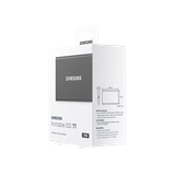  Ổ cứng di dộng SSD SamSung T7 Portable 1TB, 2.5 inch, USB TypeC 3.2, Xám (MU-PC1T0T/WW) 