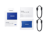  Ổ cứng di dộng SSD SamSung T7 Portable 500GB, 2.5 inch, USB TypeC 3.2, Xanh (MU-PC500H/WW) 