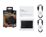  Ổ cứng di dộng SSD SamSung T7 Portable SHIELD 1TB, 2.5 inch, USB TypeC 3.2, Đen (MU-PE1T0S/WW) 