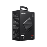  Ổ cứng di dộng SSD SamSung T9 Portable 2TB, 2.5 inch, USB TypeC 3.2, Đen (MU-PG2T0B/WW) 