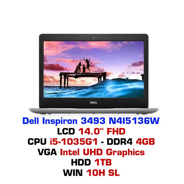  Laptop Dell Inspiron 3493 N4I5136W (Silver) 