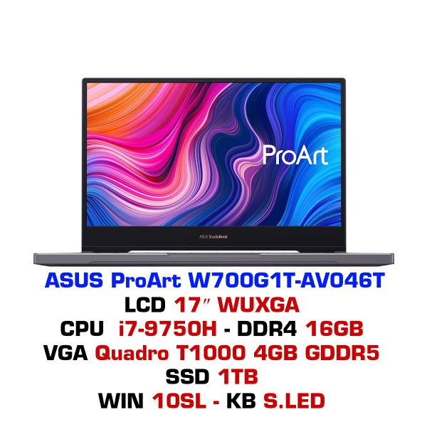  Laptop ASUS ProArt Studiobook W700G1T AV046T 