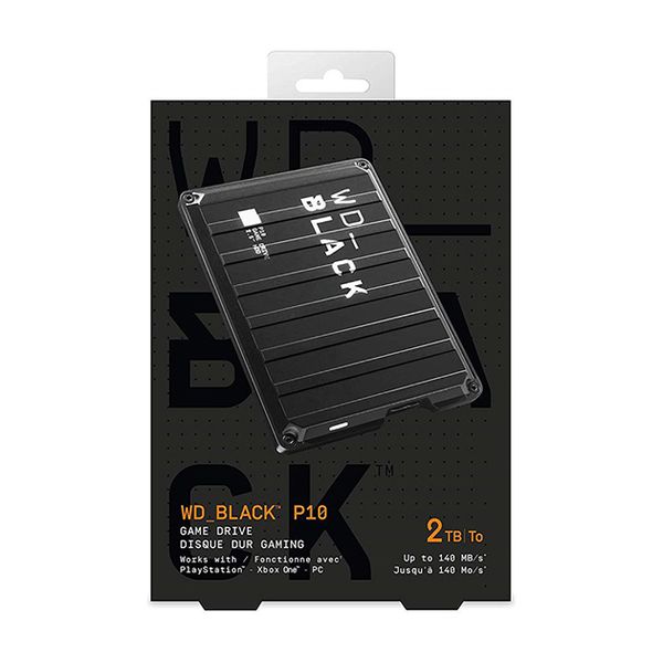  Ổ cứng di động Western Black P10 Game Drive 5TB WDBA3A0050BBK-WESN 