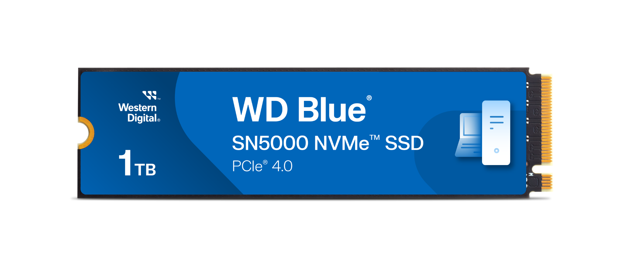 Ổ Cứng Ssd Wd Blue Sn5000 1Tb M.2 Nvme Pcie Gen4 (Wds100T4B0E)