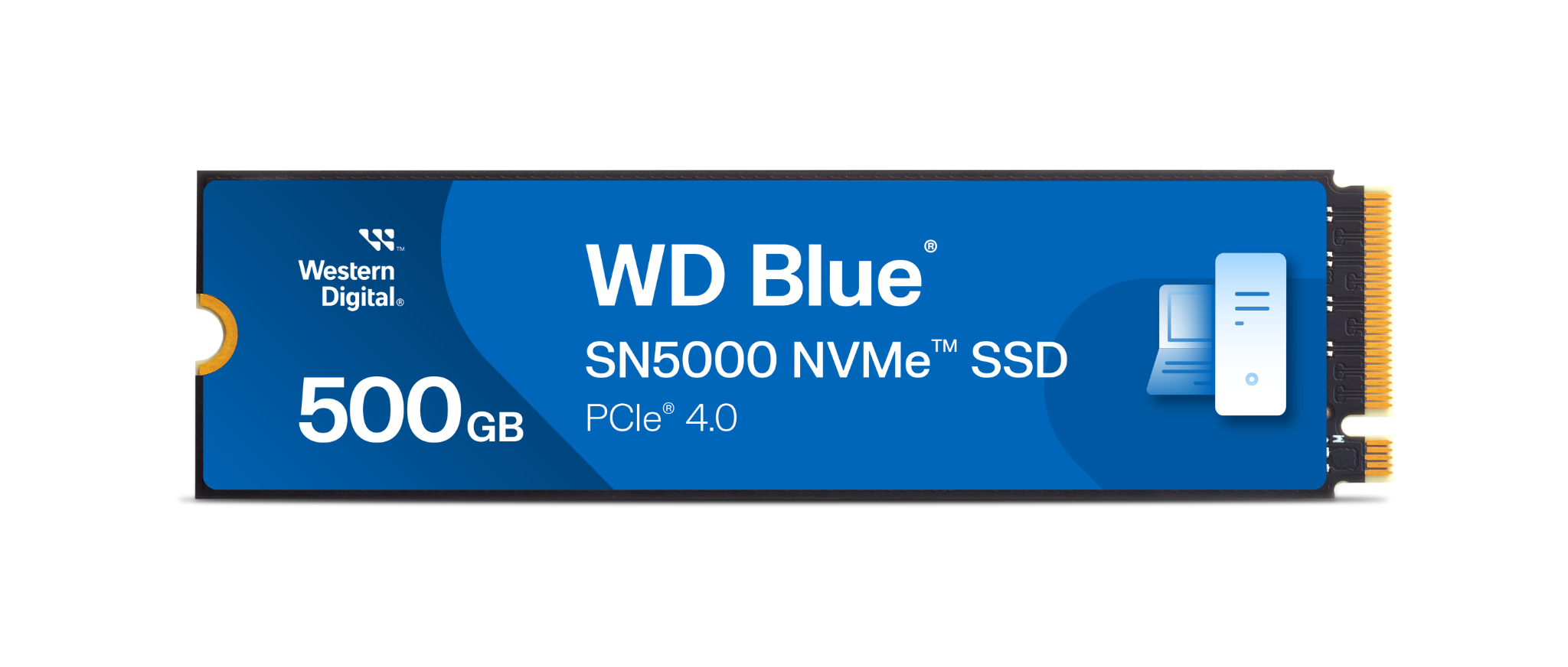 Ổ Cứng Ssd Wd Blue Sn5000 500Gb M.2 Nvme Pcie Gen4 (Wds500G4B0E)