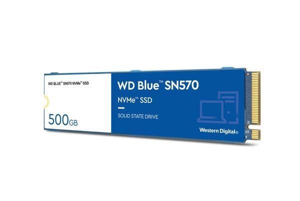  Ổ Cứng SSD WD Blue SN570 500GB M.2 NVMe PCIe Gen3 (WDS500G3B0C) 