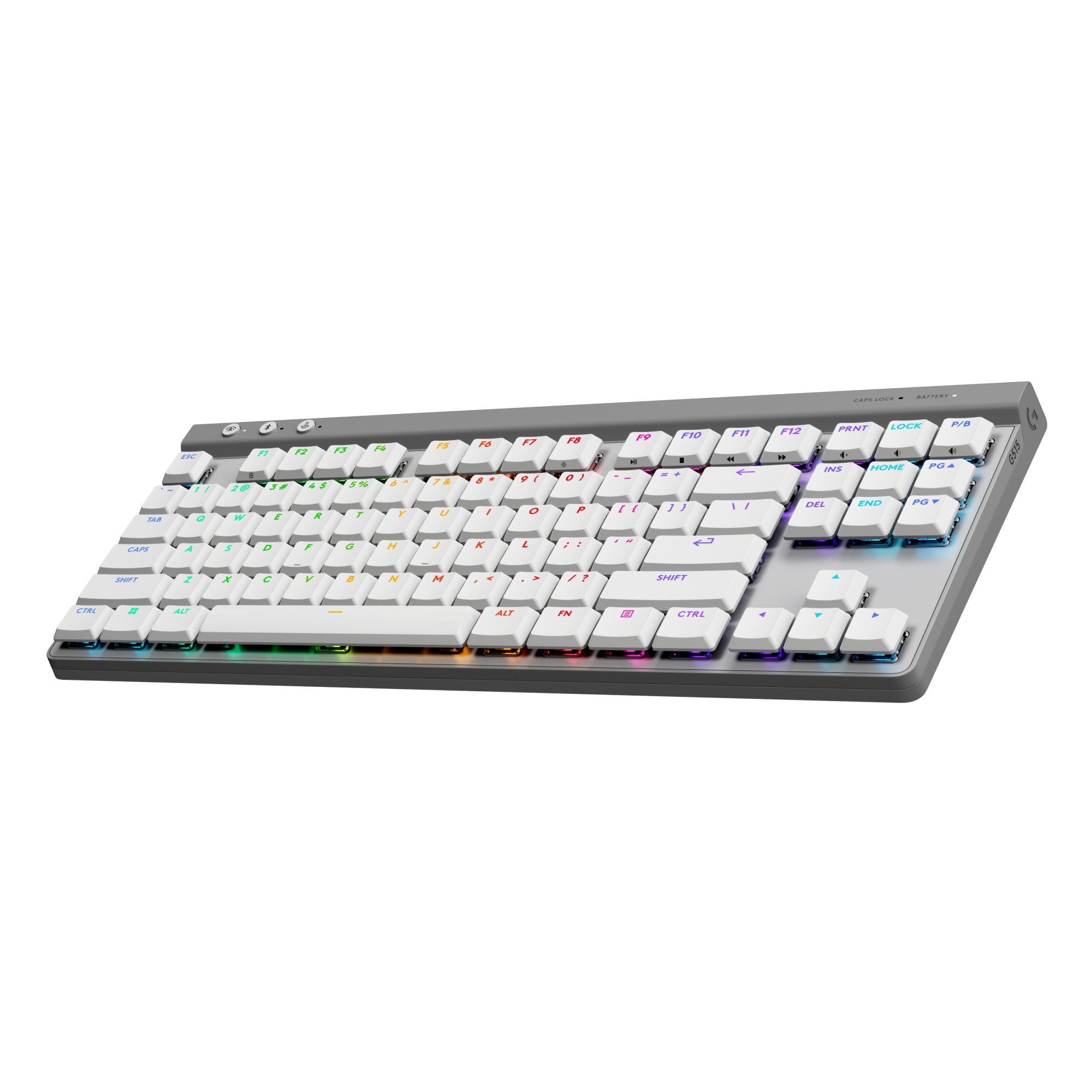 Bàn phím Logitech G515 TKL Lightspeed Wireless RGB Trắng