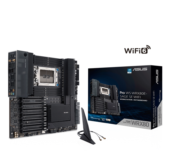 Bo mạch chủ ASUS Pro WS WRX80E-SAGE SE WIFI