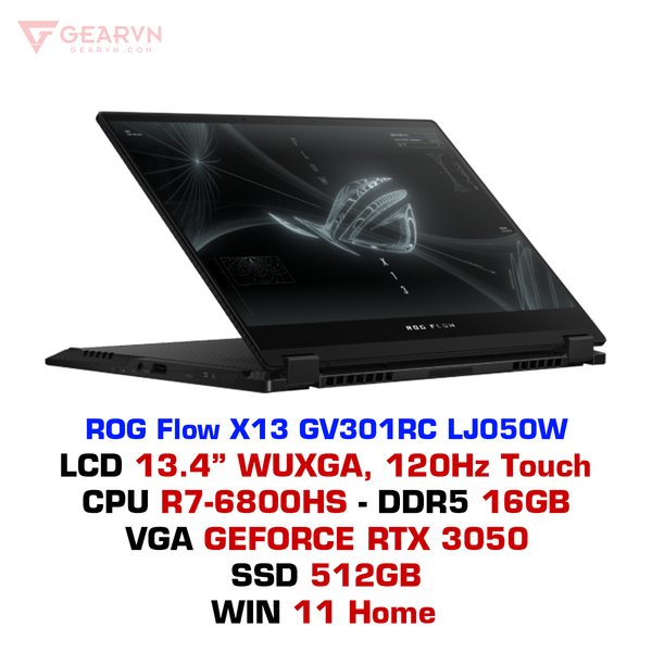  Laptop gaming ASUS ROG Flow X13 GV301RC LJ050W 