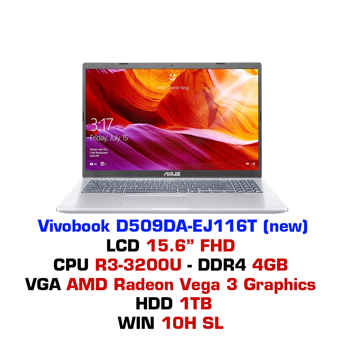 Laptop Asus Vivobook D509da Ej116t New Giá Rẻ Gearvncom