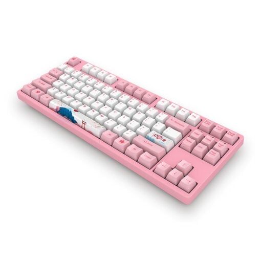 Bàn phím cơ AKKO 3087 v2 World Tour Tokyo V2 Akko Pink Switch 