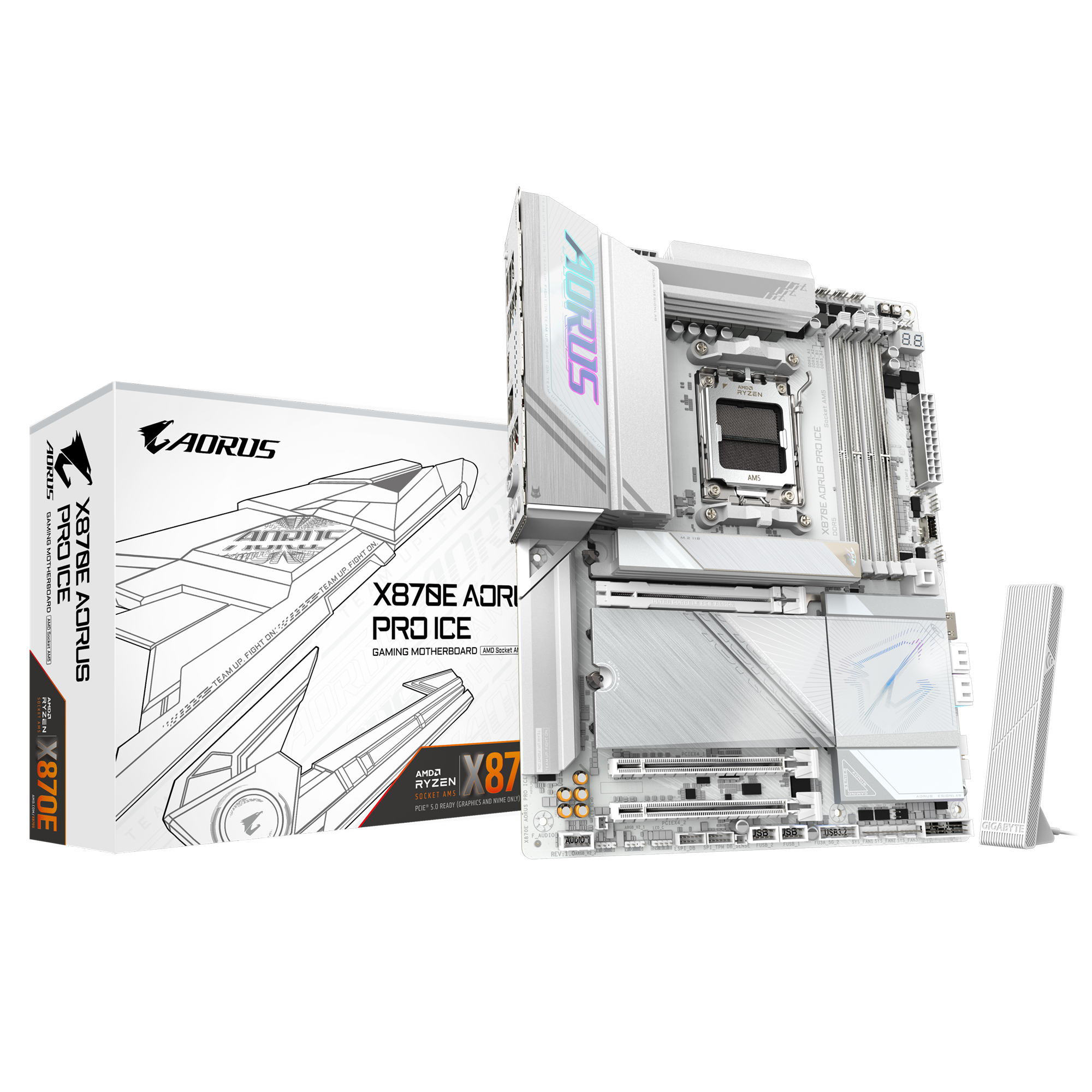 Bo Mạch Chủ Gigabyte X870E Aorus Pro Ice (Ddr5)