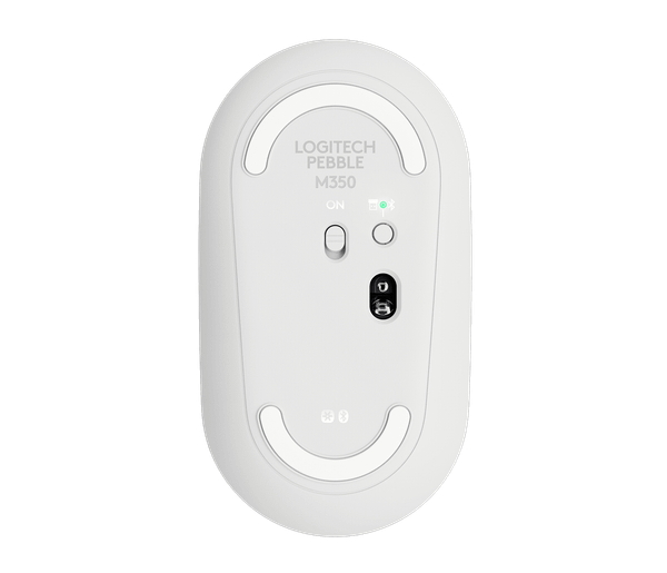  Chuột không dây Logitech M350 Pebble White 