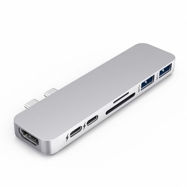  Cổng chuyển HyperDrive DUAL USB-C Hub for MacBook Pro 13“15” - GN28B GREY 