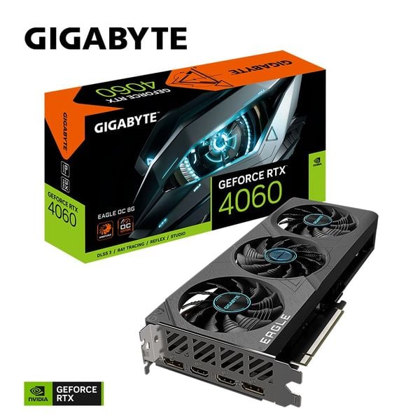 Card màn hình GIGABYTE GeForce RTX 4060 EAGLE OC 8G