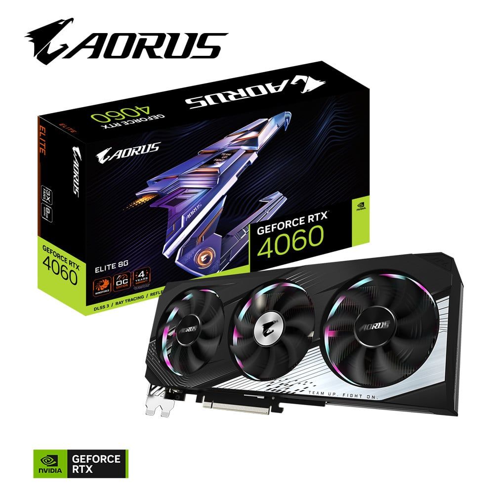 Card Màn Hình Gigabyte Aorus Geforce Rtx 4060 Elite 8G