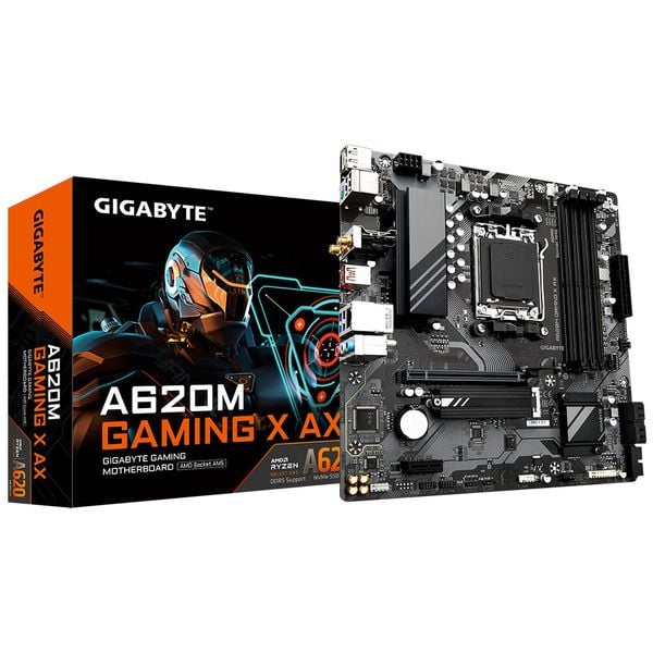 Bo mạch chủ GIGABYTE A620M GAMING X AX DDR5