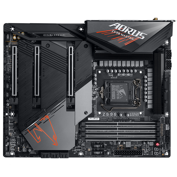  GIGABYTE Z590 AORUS MASTER (rev. 1.0) 