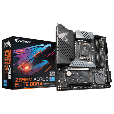  Bo mạch chủ GIGIBYTE Z690M Aorus Elite (rev. 1.0) (DDR4) 