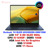  Laptop ASUS Zenbook 14 OLED UX3402ZA KM219W 