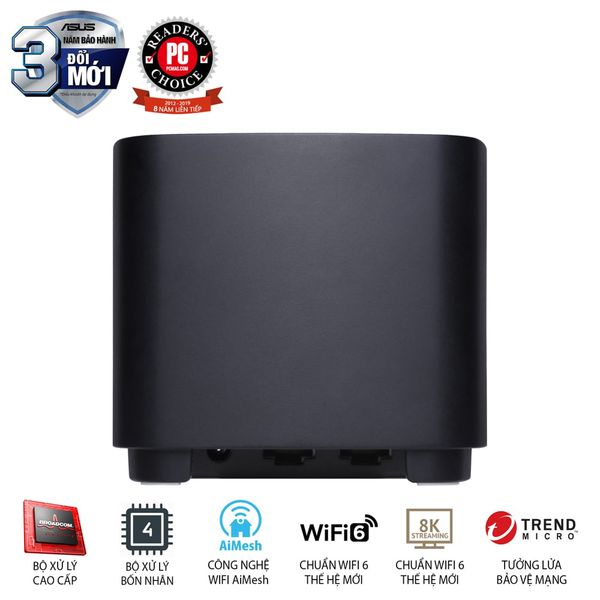  Bộ định tuyến MESH Asus ZenWiFi AX Mini XD4 (B-3-PK) chuẩn AX1800 