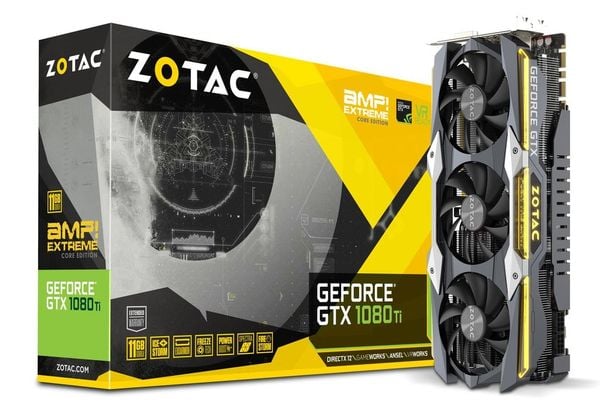  ZOTAC GeForce® GTX 1080 Ti AMP Extreme Core Edition 11G GDDR5X 