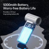  Quạt du lịch cầm tay đa năng Jisulife Life 9 J2705 5000Mah Black 