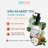  Dầu Xả Thảo Dược Thiên Nhiên Bưởi Dừa Dưỡng Tóc Mềm Mượt Phục Hồi Hư Tổn Vitacare 