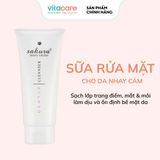  Sữa rửa mặt dịu nhẹ dành cho da nhạy cảm Sakura Gentle Cleanser 