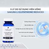  Viên uống trắng da chống lão hoá L-Glutathione Sakura L-Glutathione Reduced 