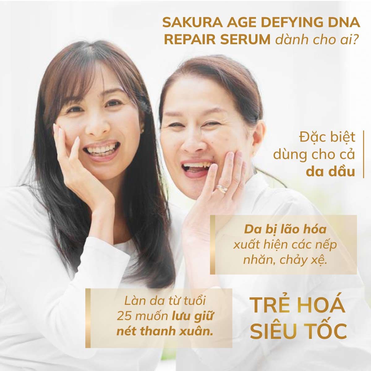  Serum chống lão hóa phục hồi da Sakura Age Defying DNA Repair Serum 