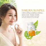  Viên uống chống nắng sinh học toàn thân Sakura Sunpill 30 viên /Hộp 