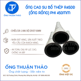  Ống Cao Su Bố Thép Phi 450MM - Ống Rồng Hút Bùn Cát - Hàng Nhập Khẩu 