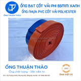  ỐNG BẠT CỐT DÙ  PHI 60mm (65mm) XANH DƯƠNG  - ỐNG BẠT NƯỚC ỐNG THUẬN THẢO 