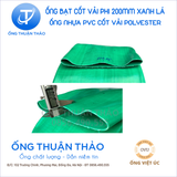  ỐNG BẠT CỐT DÙ  PHI 200MM XANH NGỌC - ỐNG BẠT BƠM CÁT SỎI - ỐNG THUẬN THẢO 