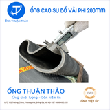  Ống Cao Su Bố Vải Phi 200mm - Hàng Nhập Khẩu - Ống Thuận Thảo 